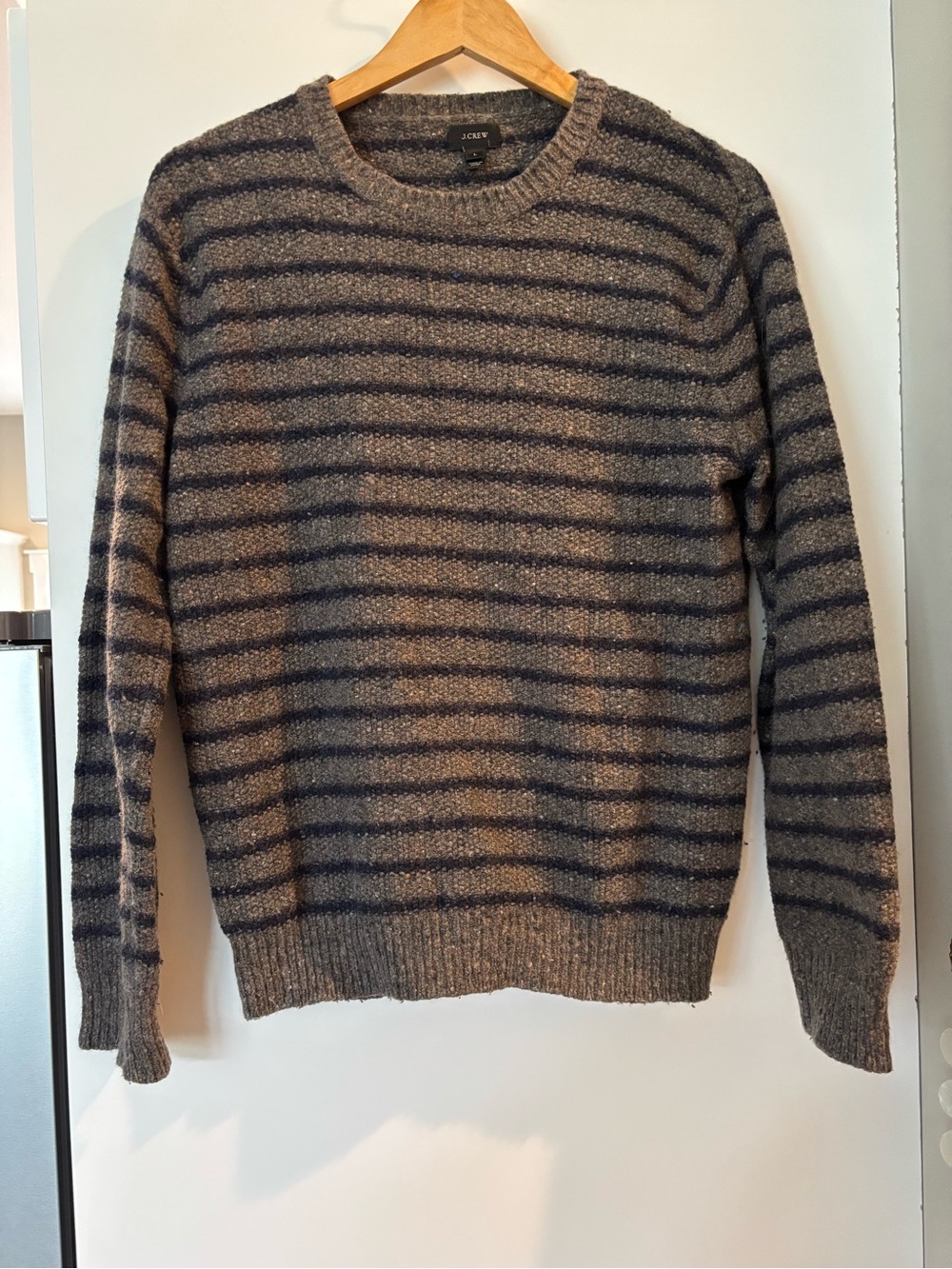 J.Crew Donegal wool blend long sleeve women’s sweater size L !